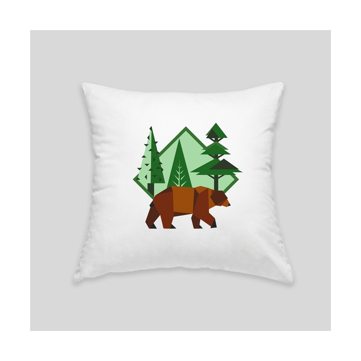 Brown bear cushion