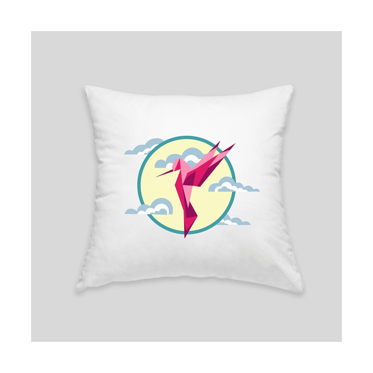 Coussin colibri